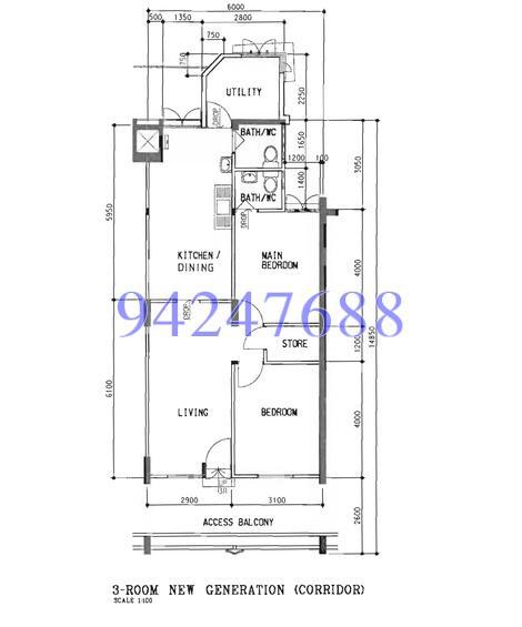 Blk 255 Ang Mo Kio Avenue 4 (Ang Mo Kio), HDB 3 Rooms #161746102